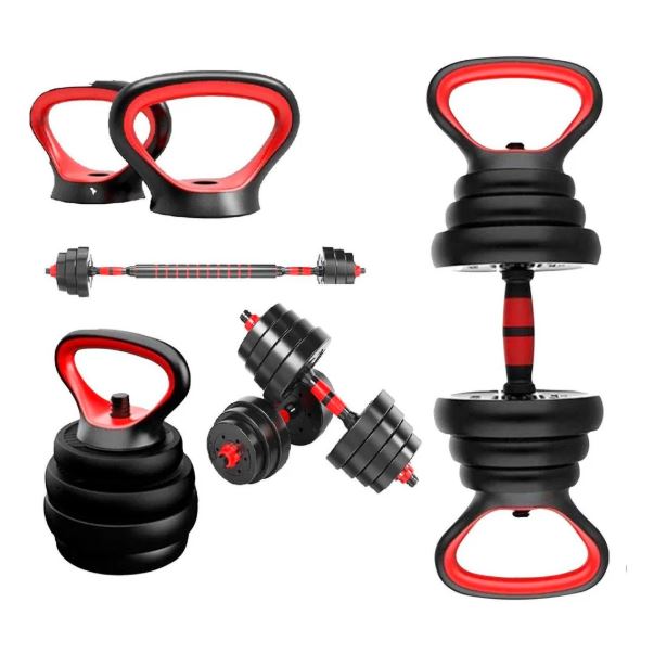 Kit Pesas 20 Kg Convertible Pesa Rusa